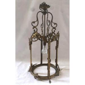 Louis XV Style Lantern In Gilt Bronze