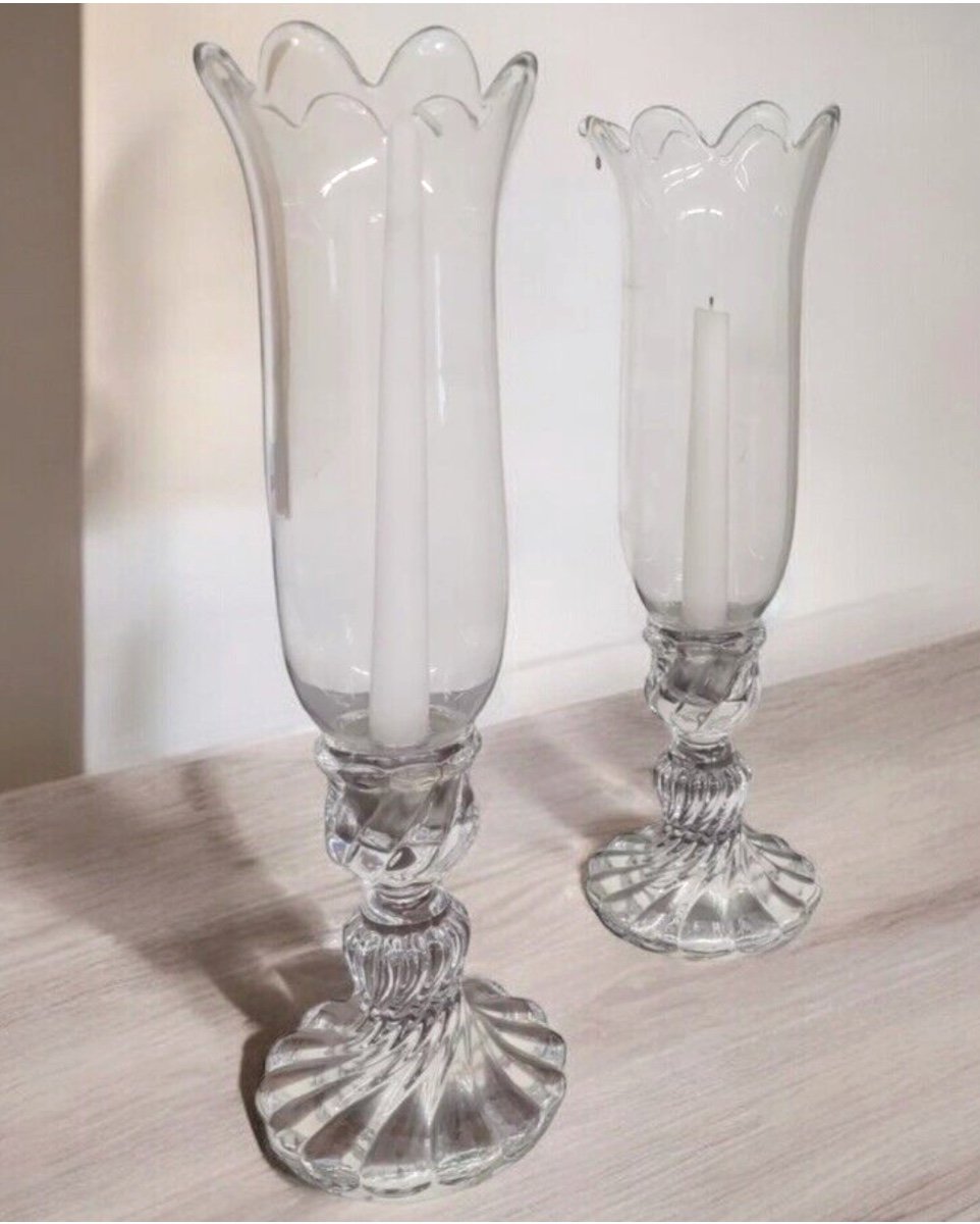 Paire de photophores  Baccarat