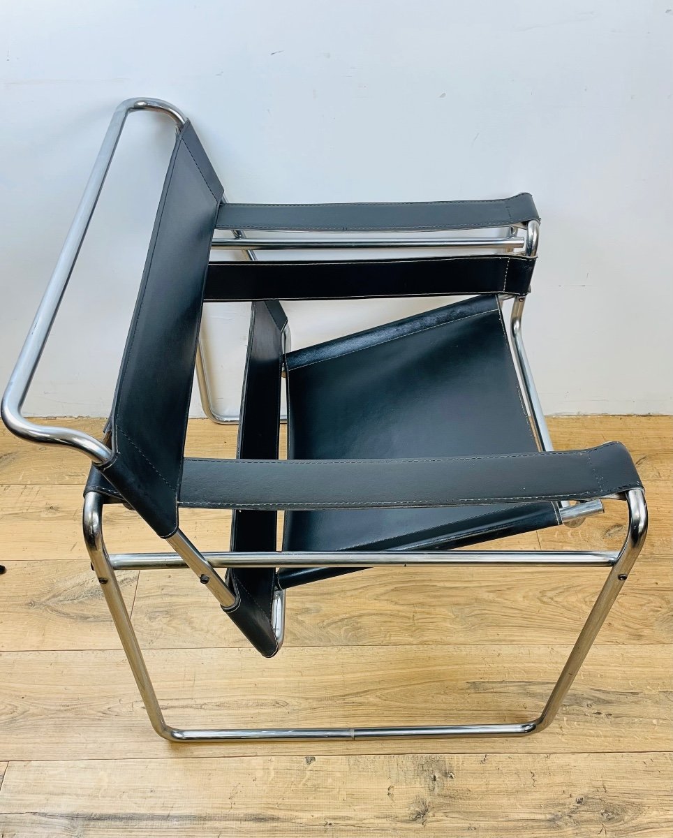 Wassily Armchair By Marcel Breuer, 1970s-photo-3