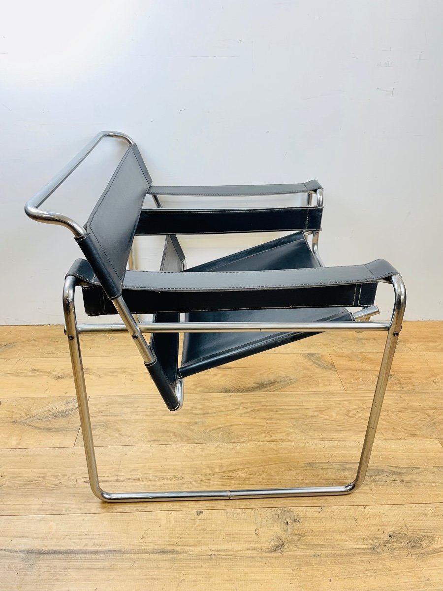 Wassily Armchair By Marcel Breuer, 1970s-photo-4