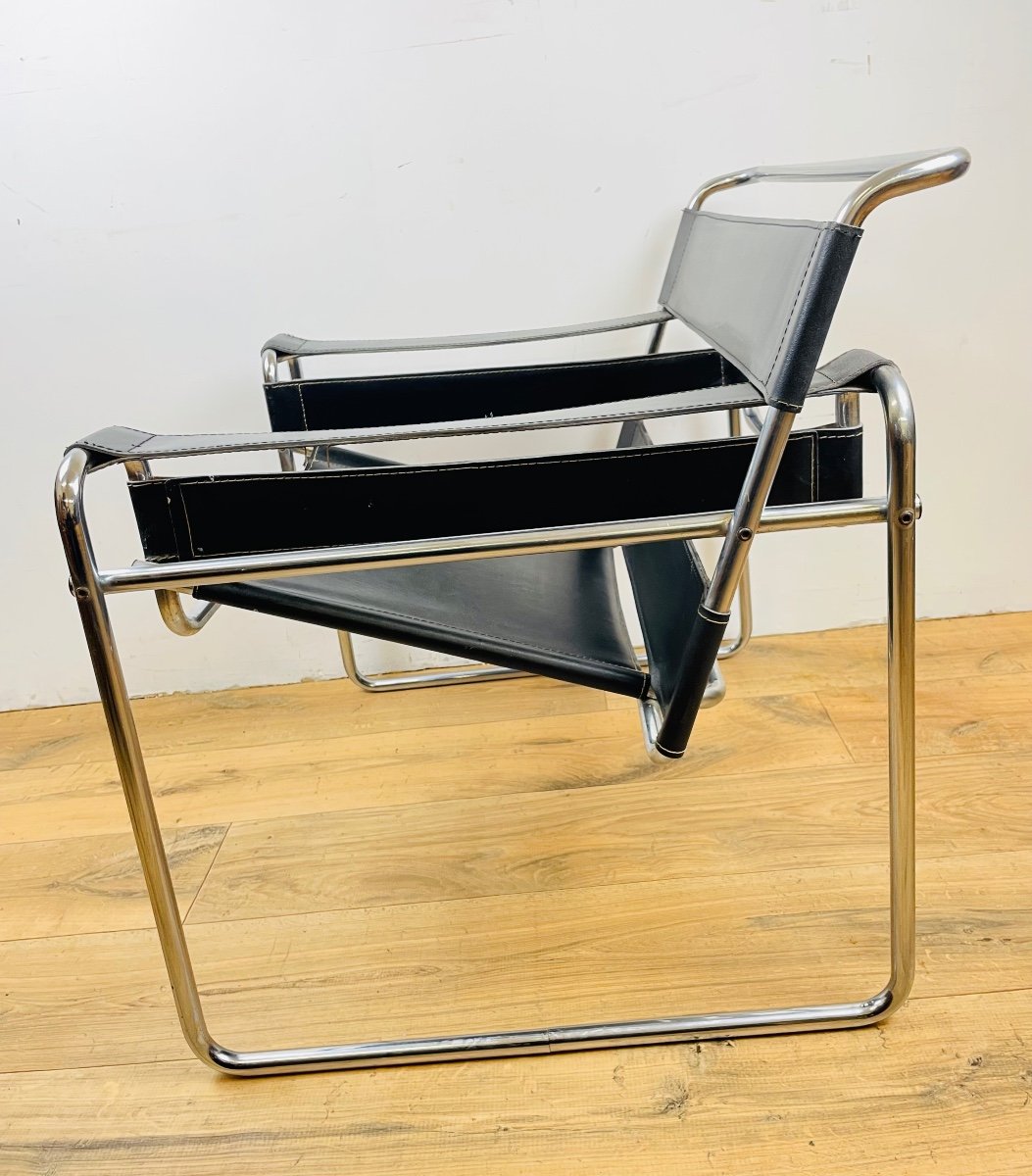 Wassily Armchair By Marcel Breuer, 1970s-photo-5