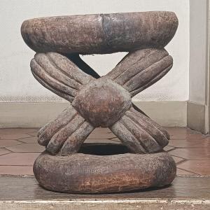 Bamiléké, Openwork Single-stem Stool Of The “spider” Type