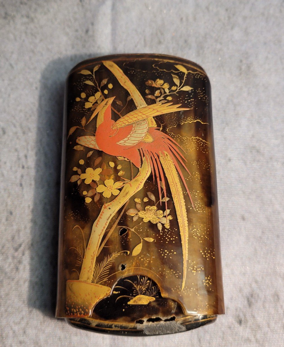 Tortoiseshell Case, All Faces Lacquered Japan Meiji