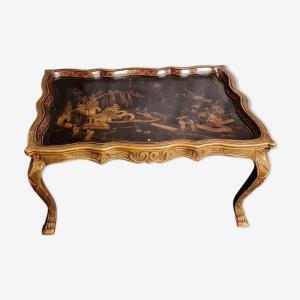 Coffee Table Base In Golden Wood Asia 19th