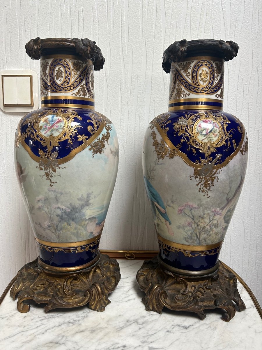 Paire De Vases -photo-3