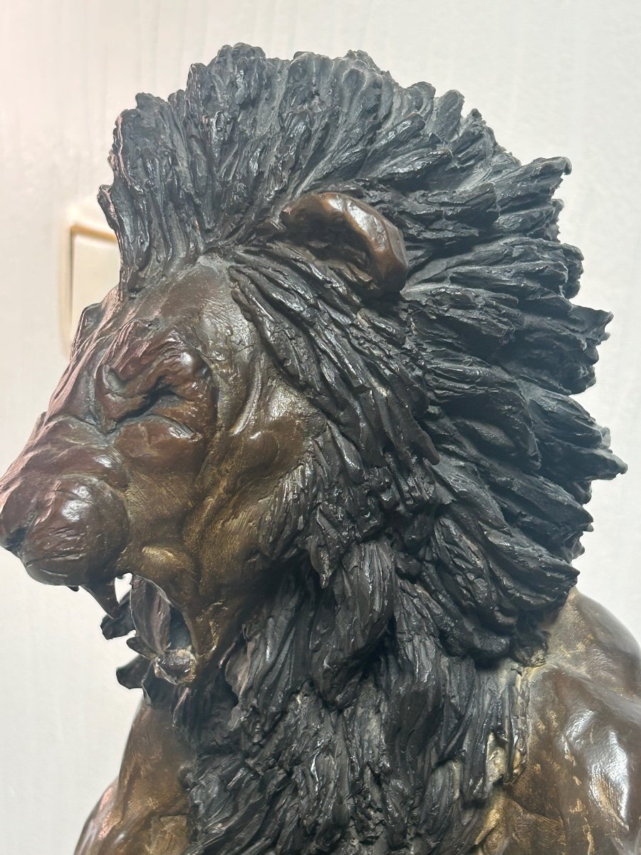 Bronze lion -photo-3