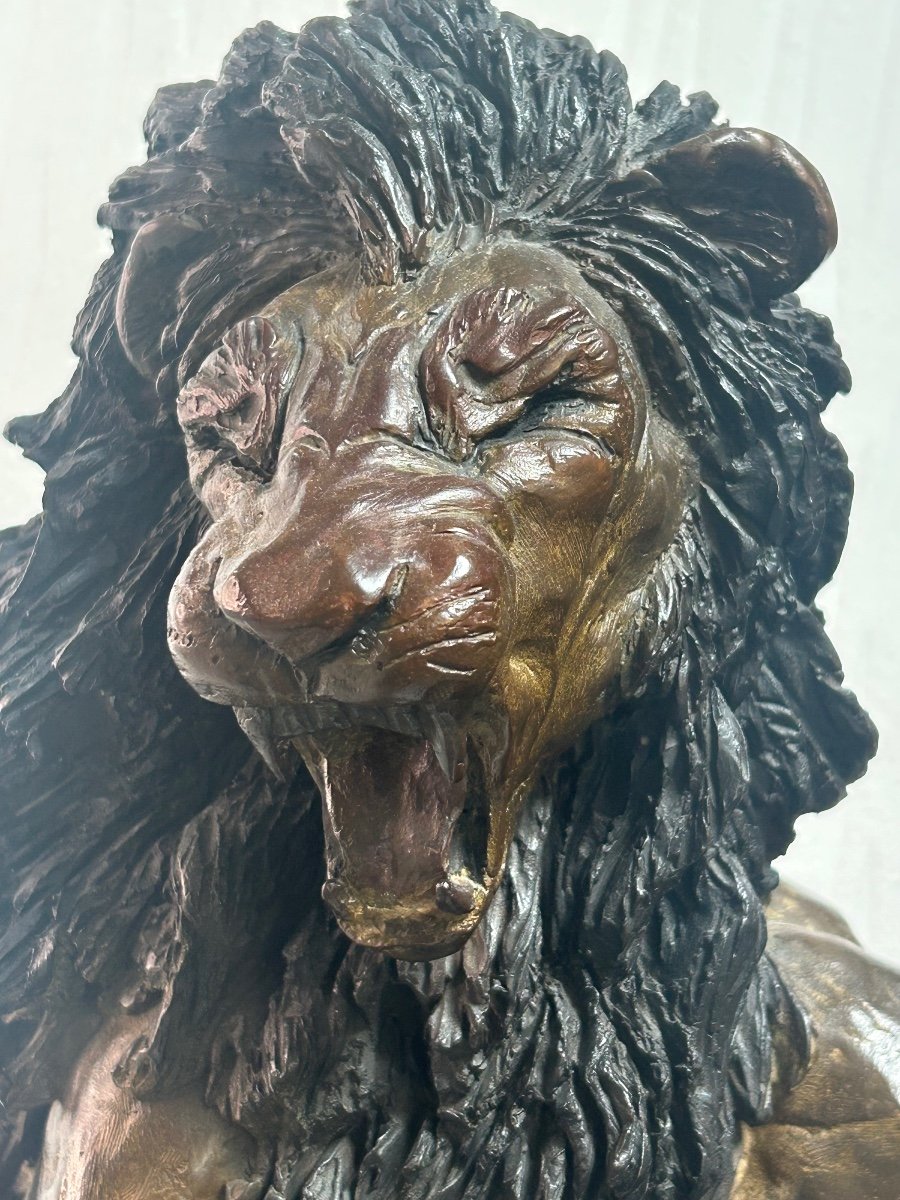 Bronze lion -photo-4