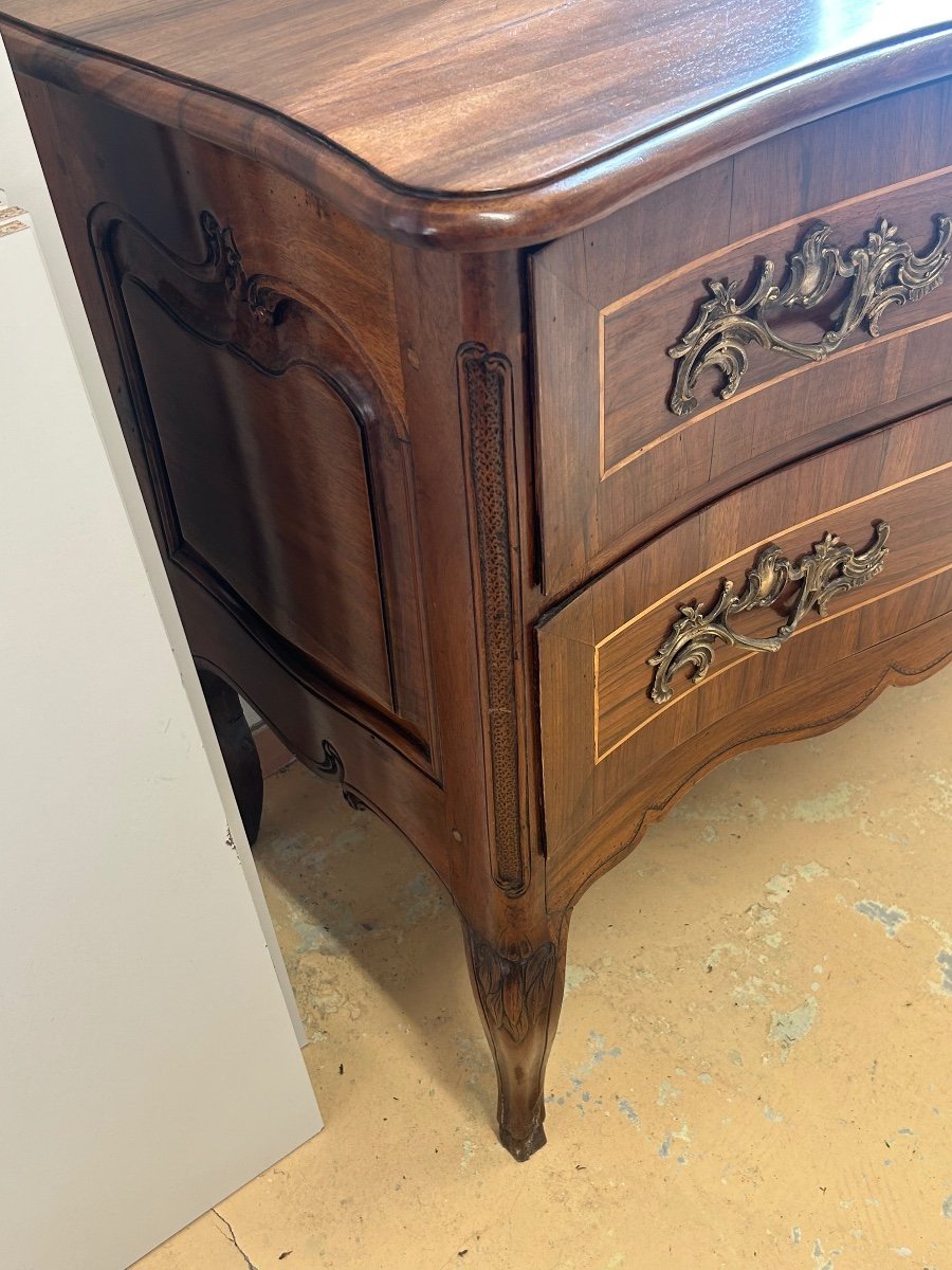 Louis XV Sauteuse Chest Of Drawers -photo-4