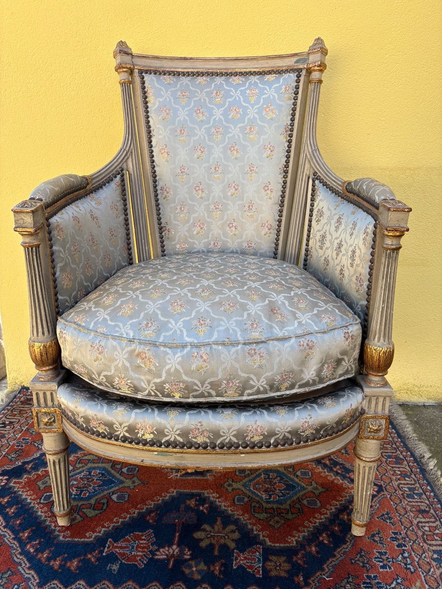 Louis XVI Bergère Armchair -photo-2