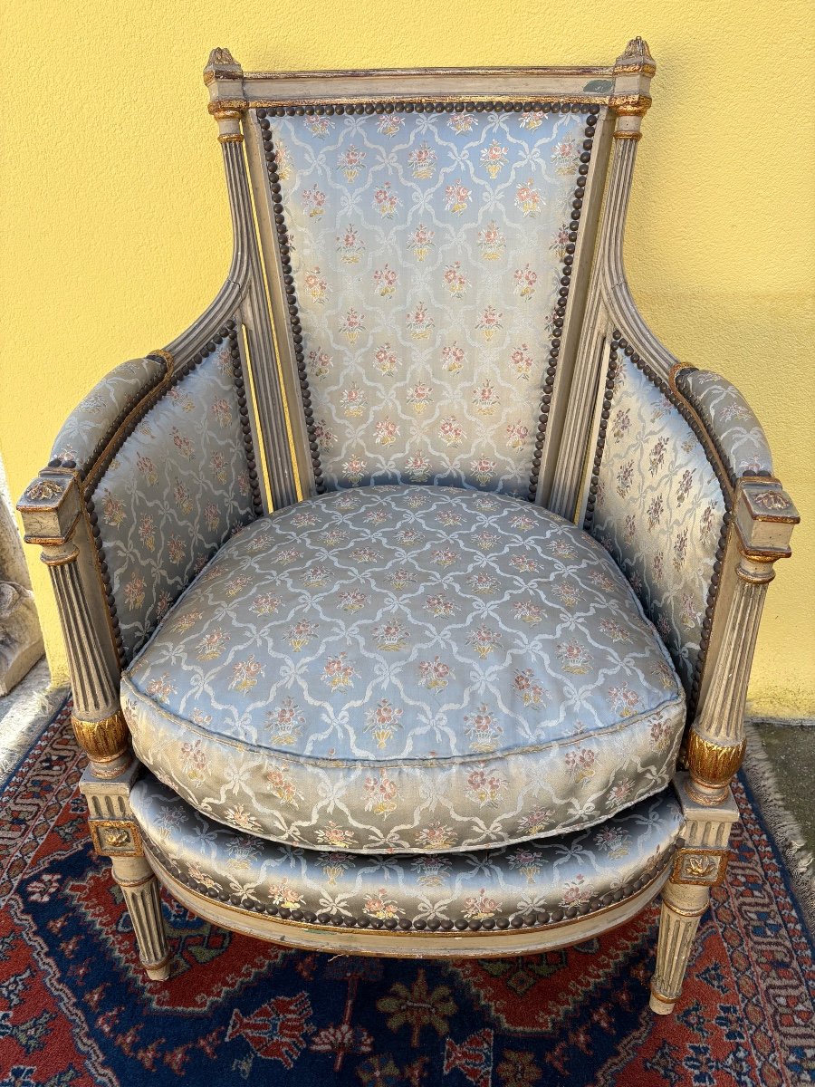 Louis XVI Bergère Armchair 