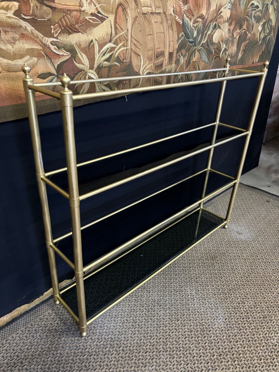 Golden Brass Shelf 1970s