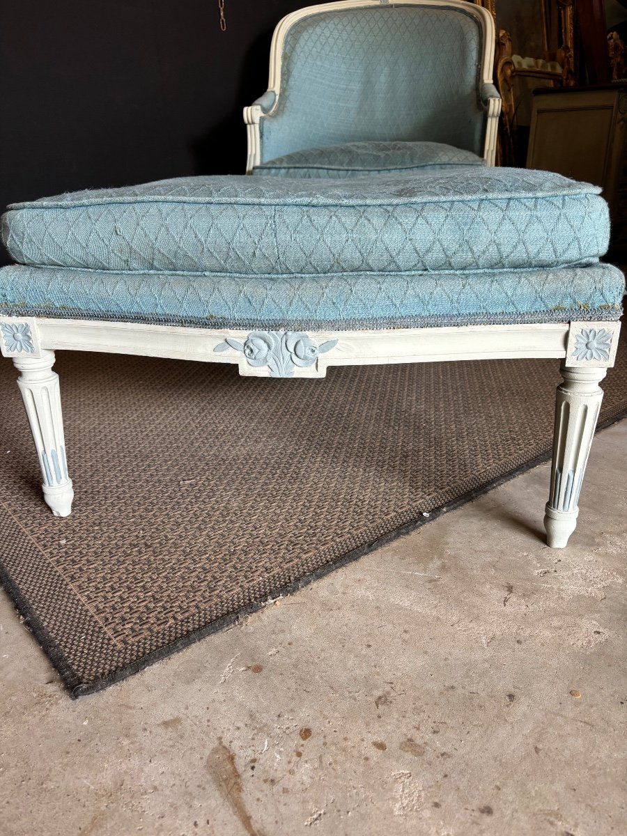 Chaise Longue Style Louis XVI -photo-3