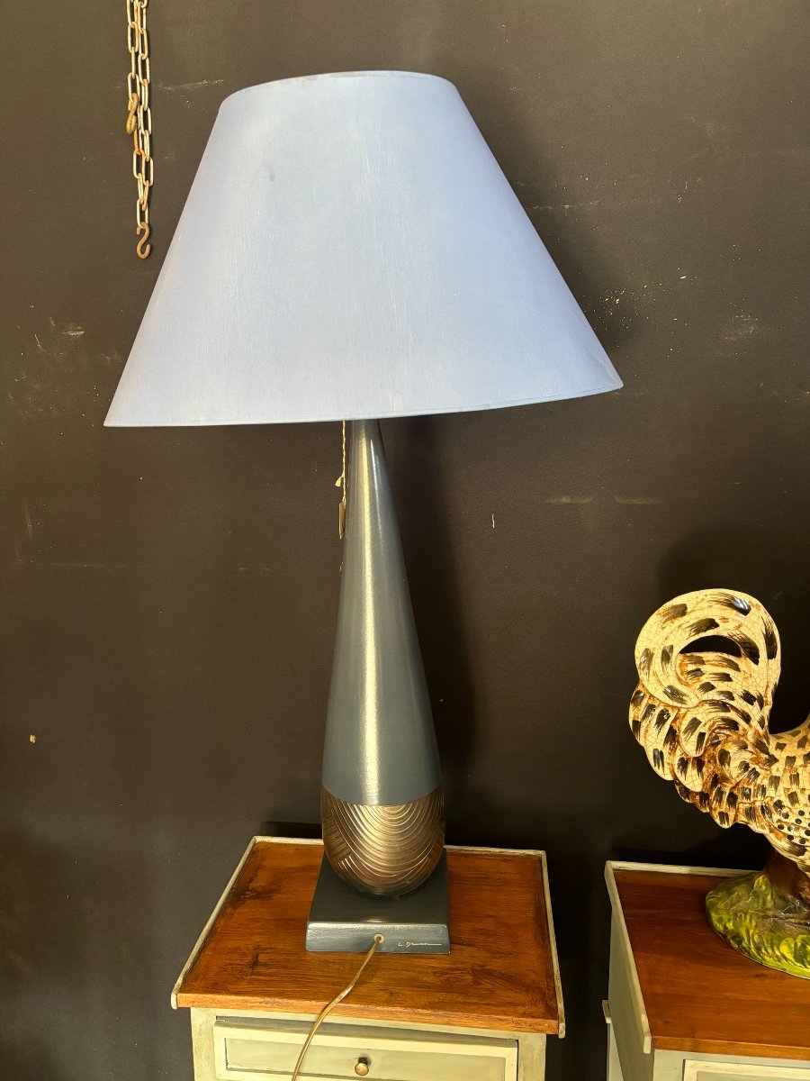 Important Louis. Drimmer Ceramic Lamp -photo-1