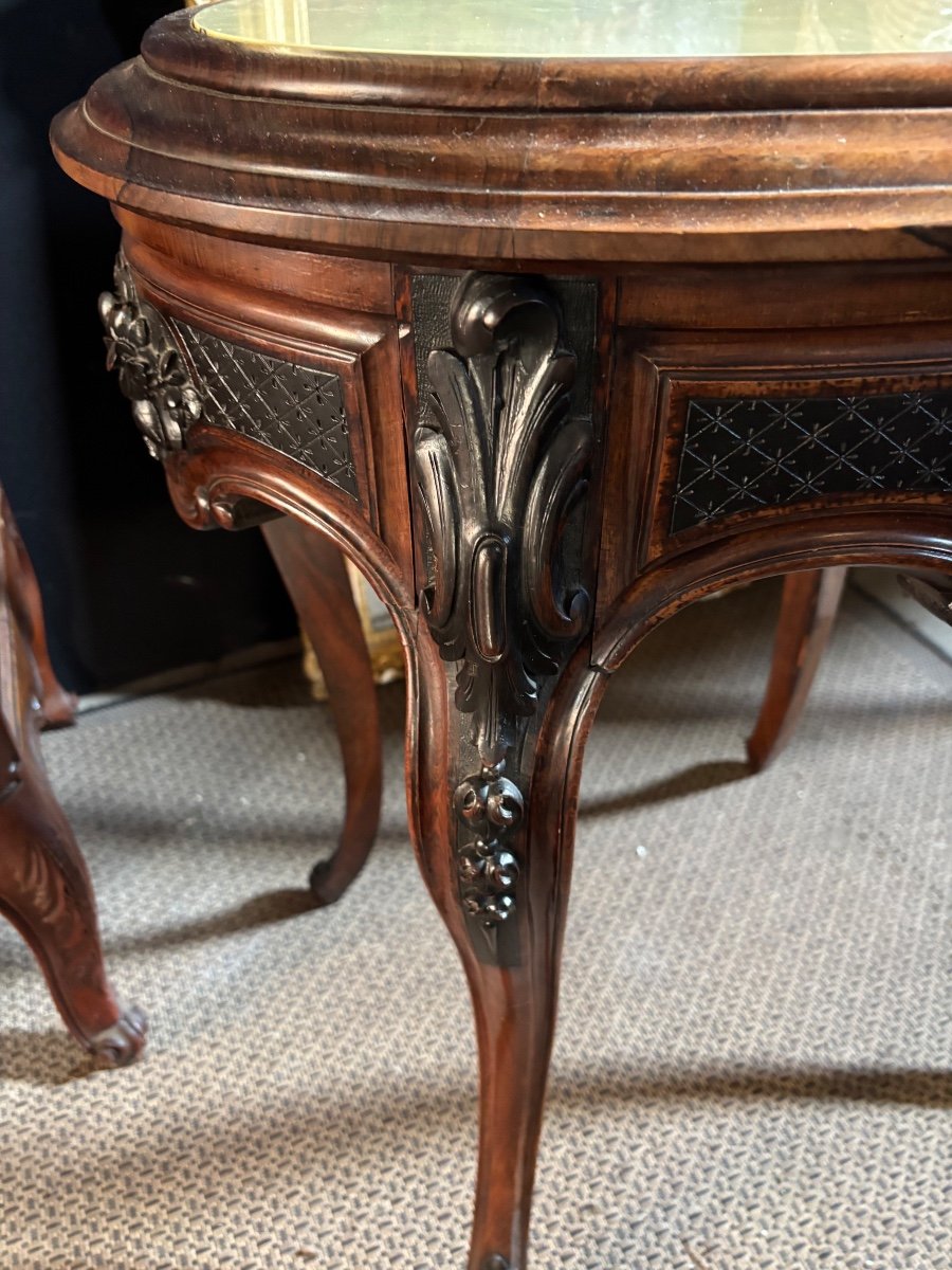 Louis XV Style Pedestal Table-photo-2