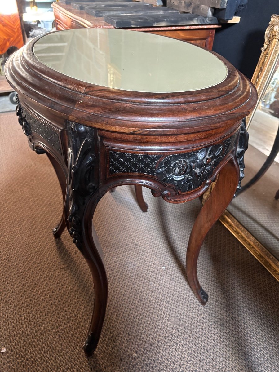 Louis XV Style Pedestal Table-photo-1