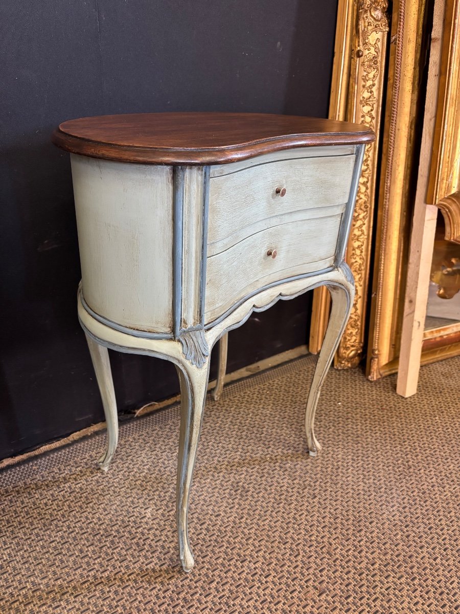 Pair Of Louis XV Style Bedside Tables -photo-2