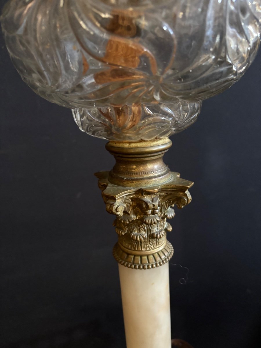 Large Oil Lamp H. 95 Cm-photo-3