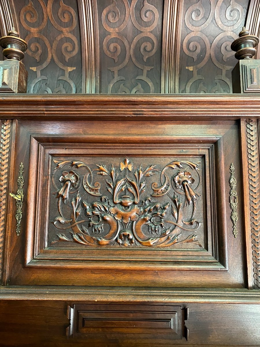 Renaissance Style Credenza Cabinet-photo-3
