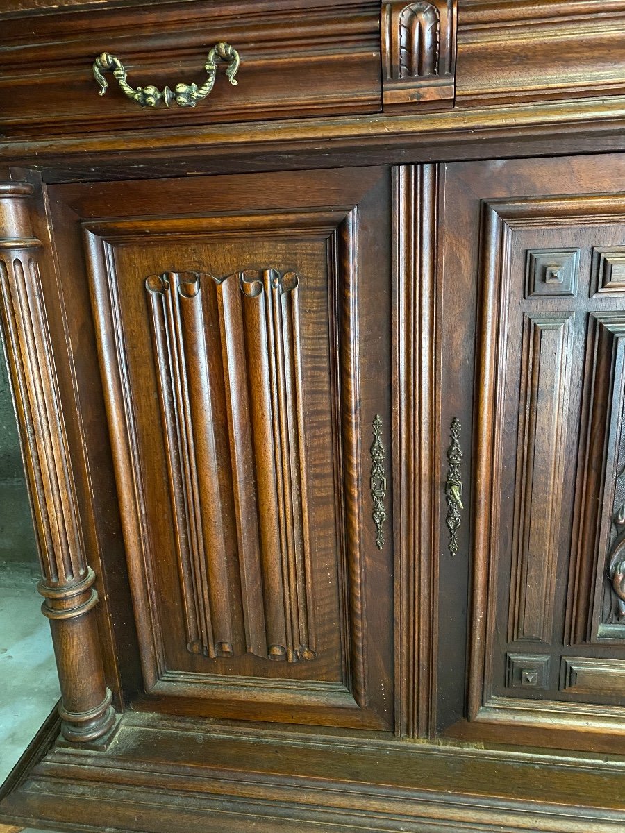 Renaissance Style Credenza Cabinet-photo-1