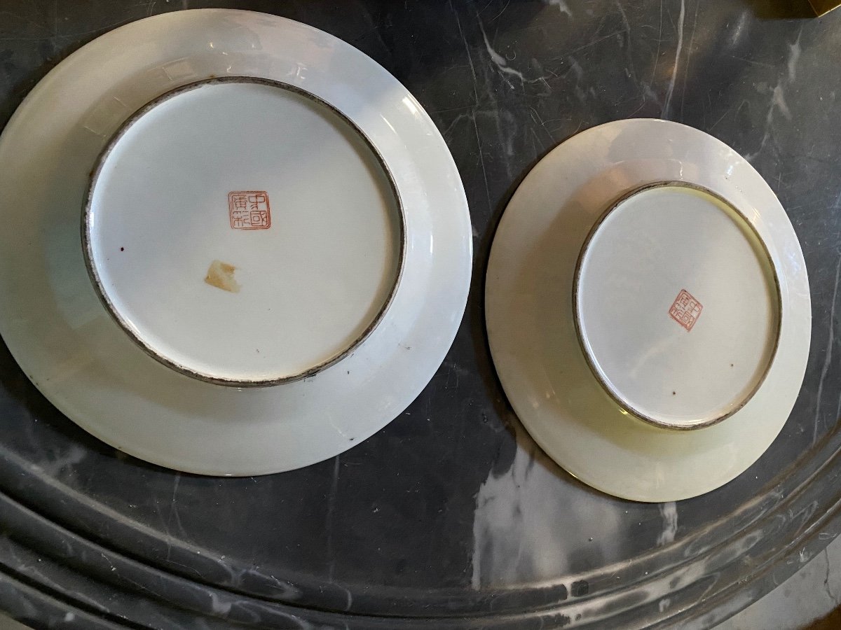 Pair Chinese Plates-photo-4