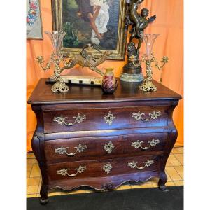 Louis XV Period Chest Of Drawers Walnut
