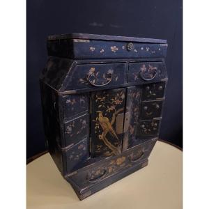 Cabinet, Japanese Jewelry Box 19th Century 