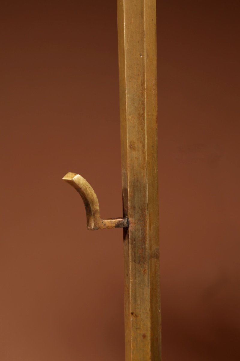 Interesting Pair Of Japanese Bronze Candlesticks.-photo-3