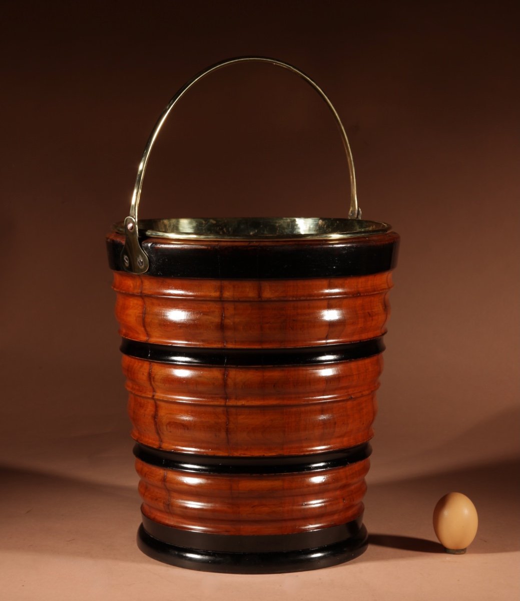  A Very Decorative Original Peat Tea Bucket, Jardinière Tea Stove.-photo-3