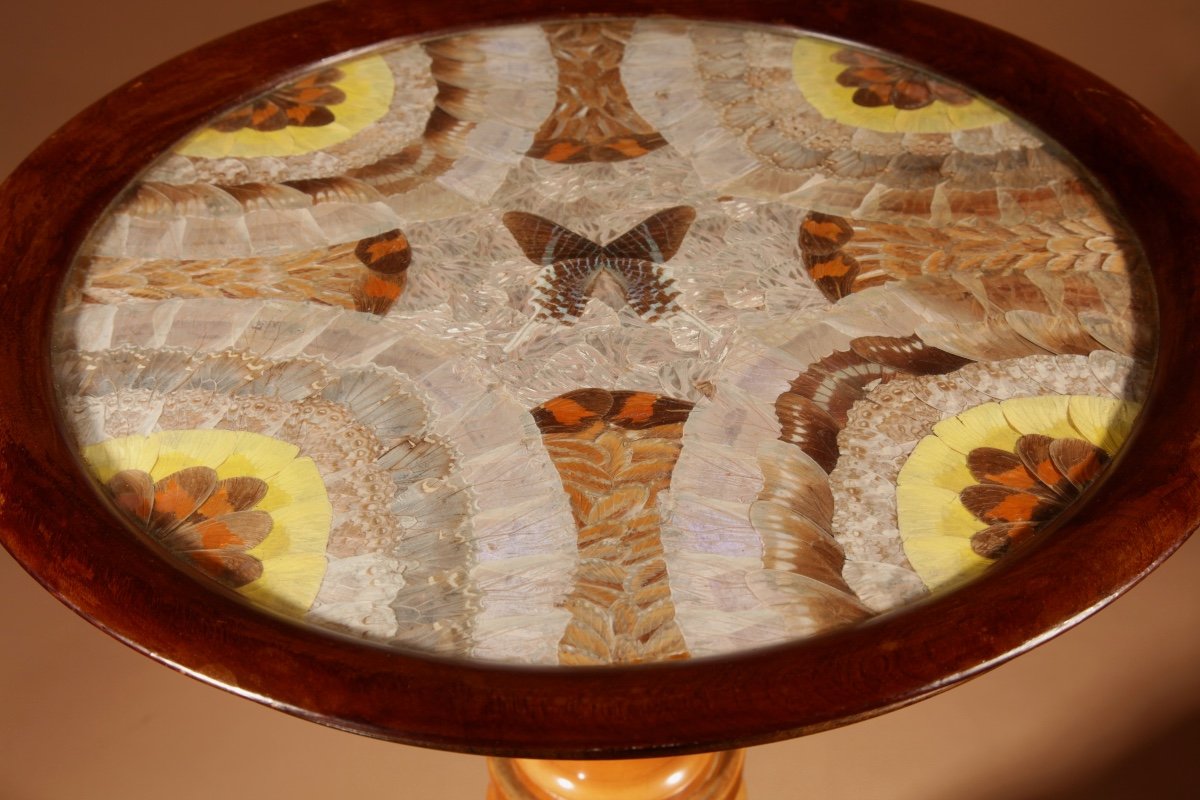 A Brazilian Butterfly Table, Circa 1900-20-photo-2