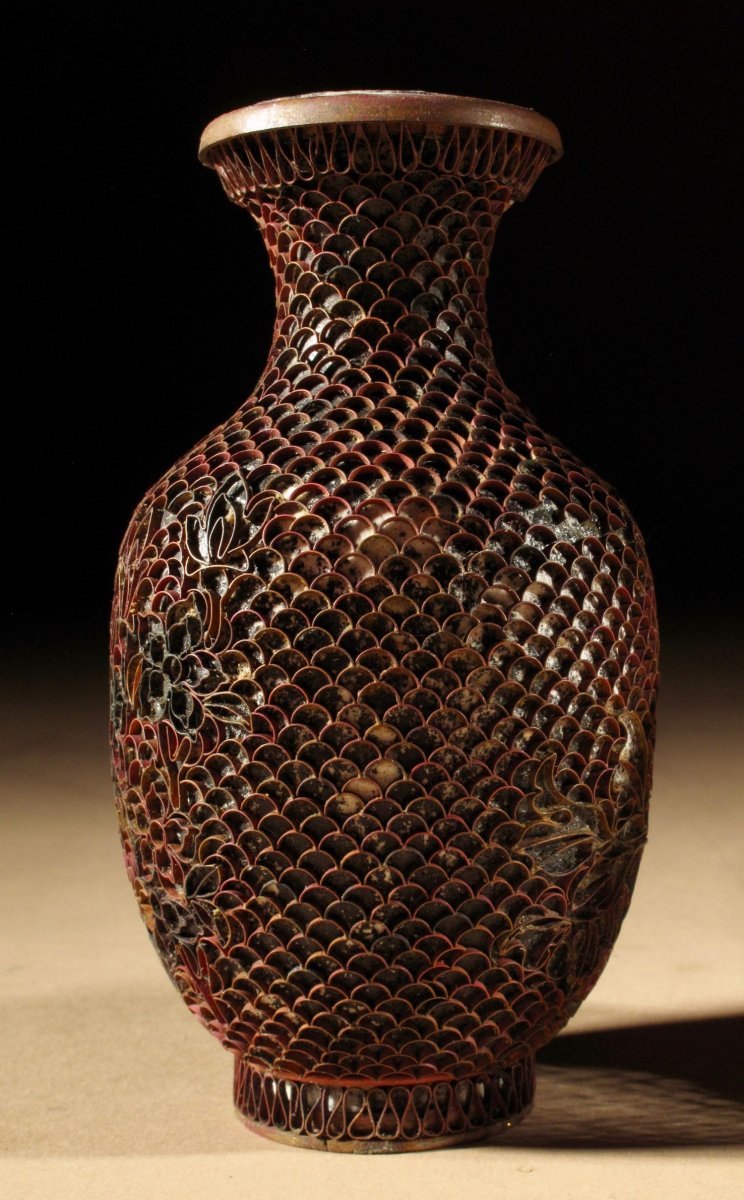 Un Rare Ensemble De Démonstration En Chinois Comment Fabriquer Des Vases En Plique-a-jour Vers-photo-4