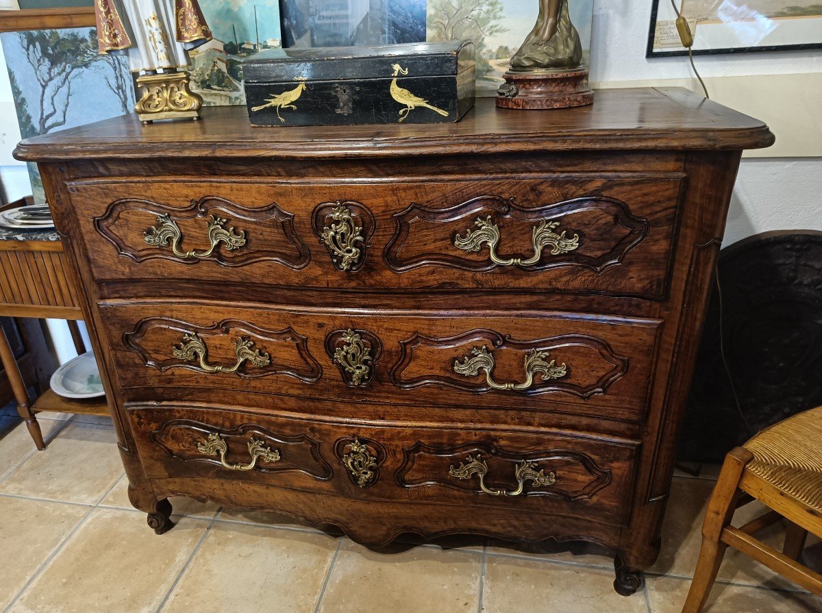 Commode Louis XV, 18ème, Vallée Du Rhône 