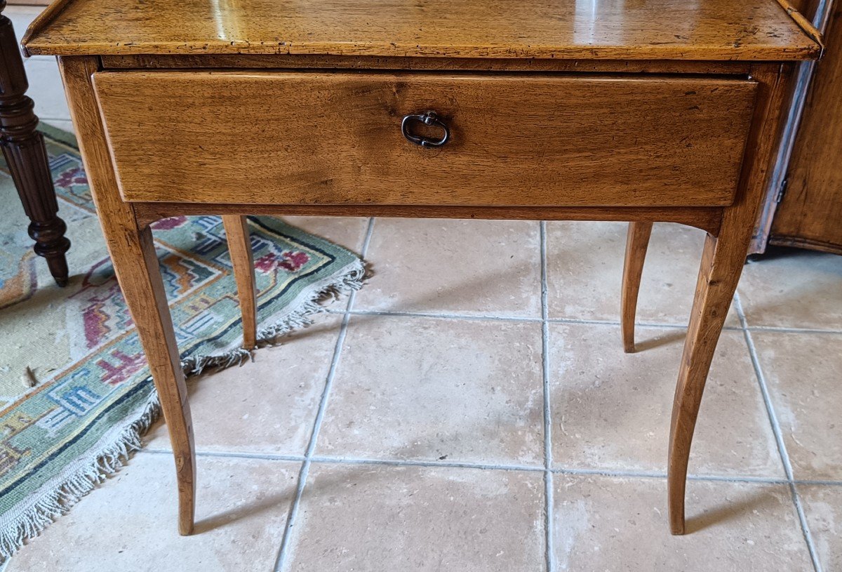 Small Louis XV Writing Table Early 19th In Walnut-photo-2