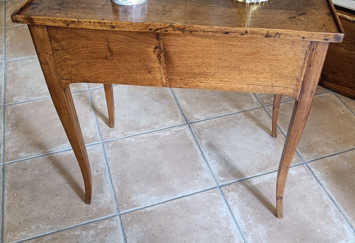 Small Louis XV Writing Table Early 19th In Walnut-photo-1