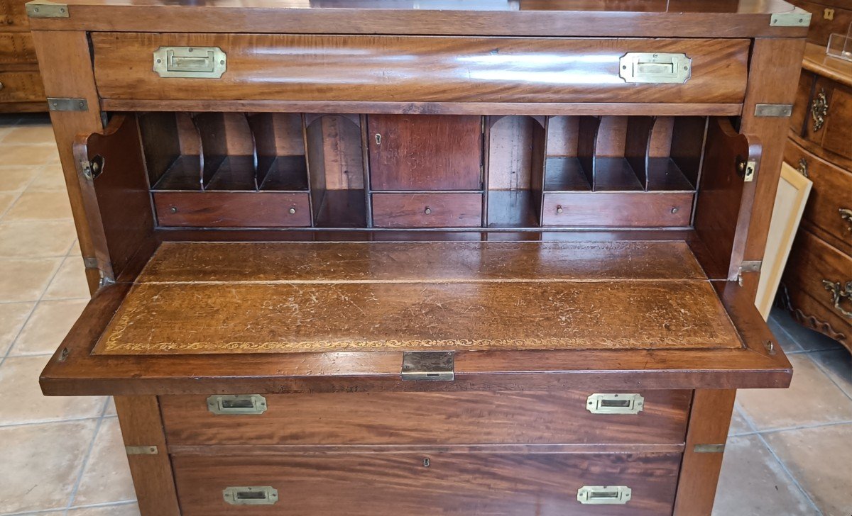 Mahogany Navy Secretary Commode-photo-3