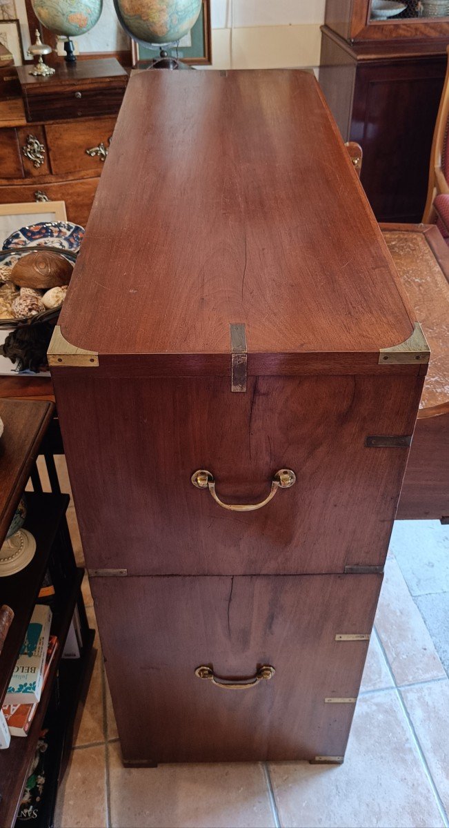 Commode Secrétaire De Marine En Acajou-photo-4