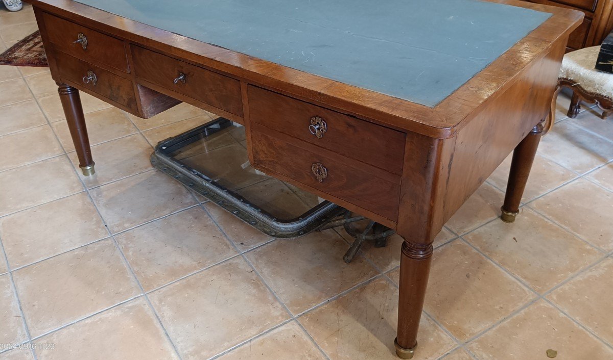 Very Large Restoration Mahogany Desk-photo-2