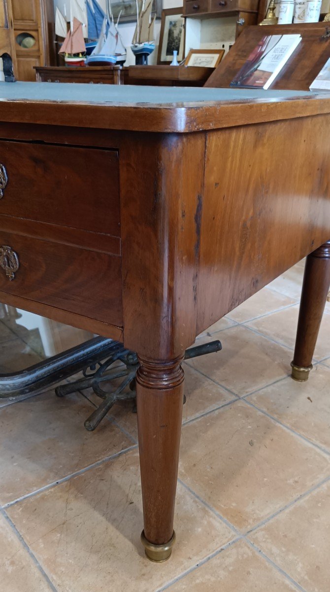 Very Large Restoration Mahogany Desk-photo-3