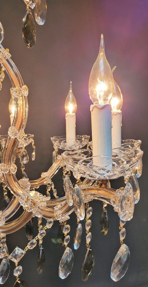 Chandelier Maria-theresia 9 Light Points.-photo-3