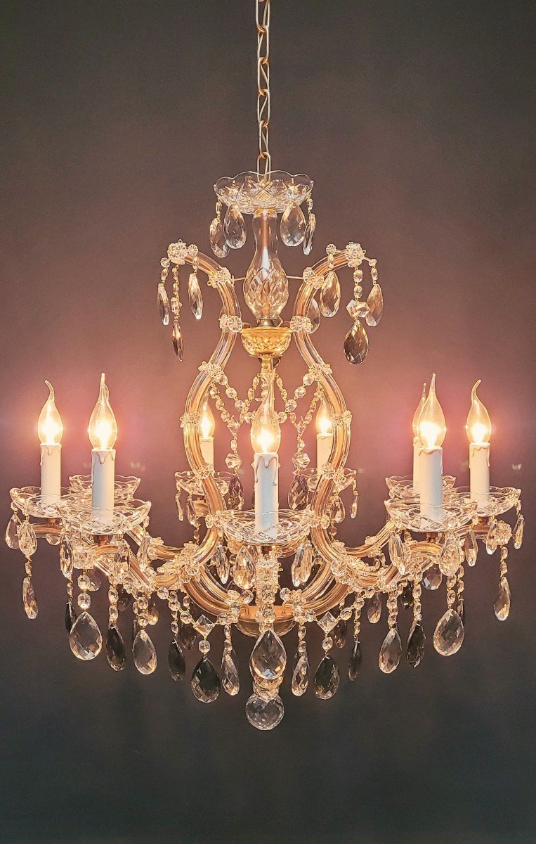 Chandelier Maria-theresia 9 Light Points.