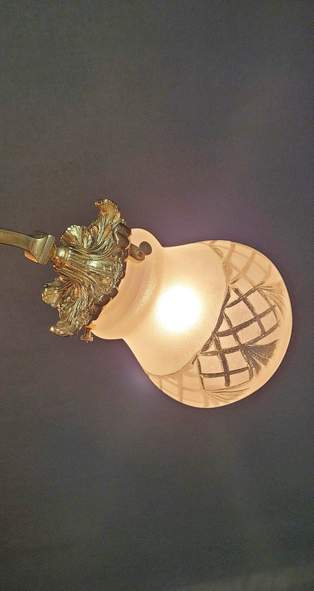 Bronze Chandelier With 5 Light Points.-photo-2