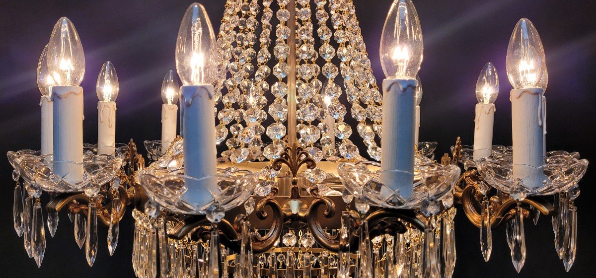 Pocket Chandelier With 18 Light Points.-photo-2