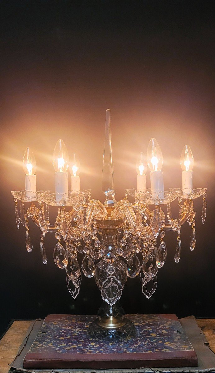 Maria-theresia Candlestick With 6 Light Points.-photo-1