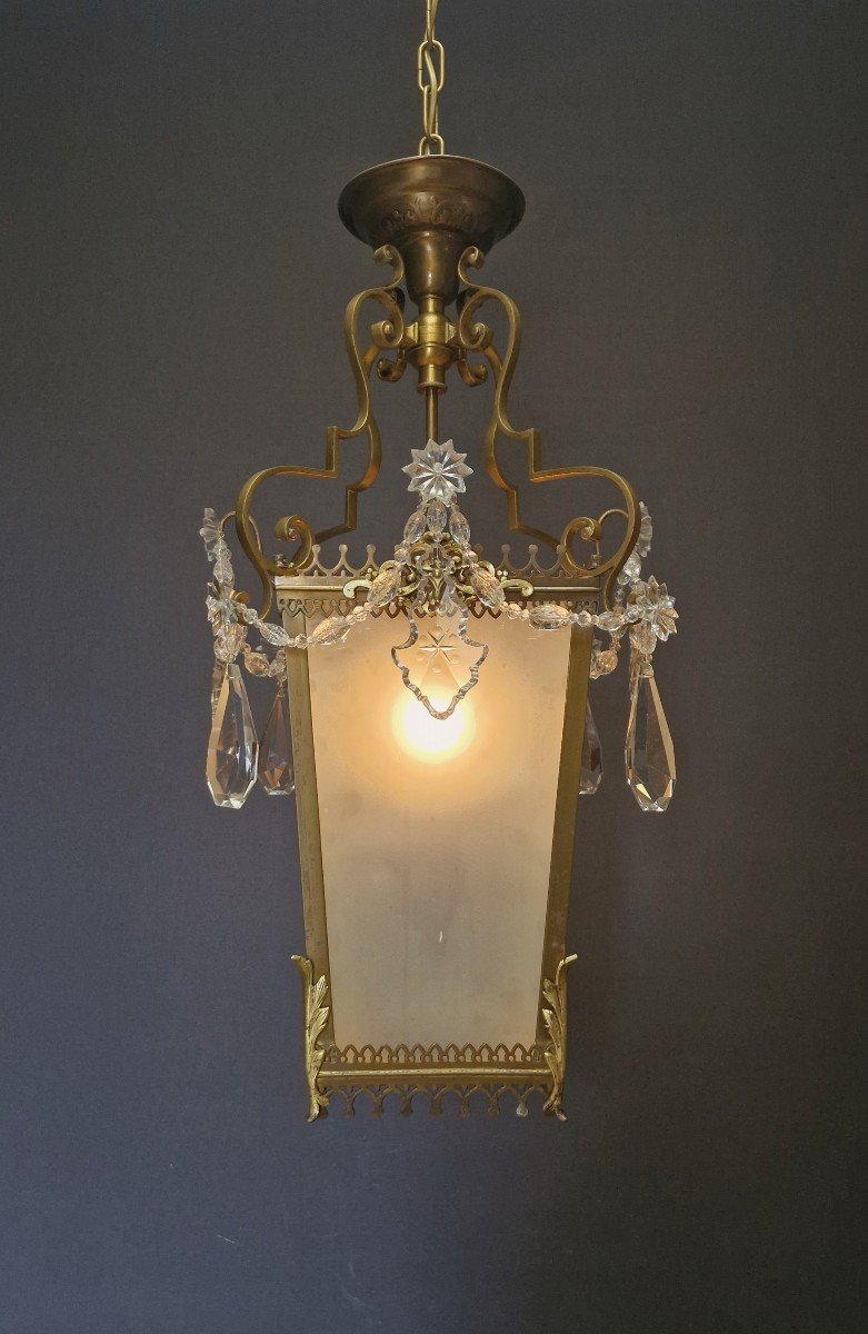 Bronze Lantern With 1 Light Point