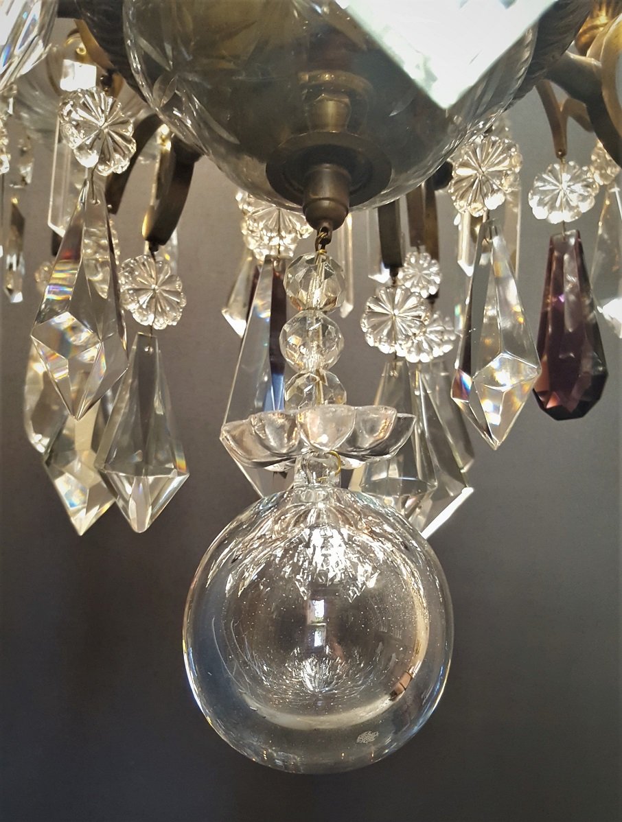 French Chandelier With 12 Bright Points And 8 Pinnacles-photo-6