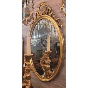 Miroir Ovale Louis XVI