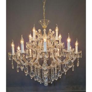 Maria-theresia Chandelier With 15 Light Points.