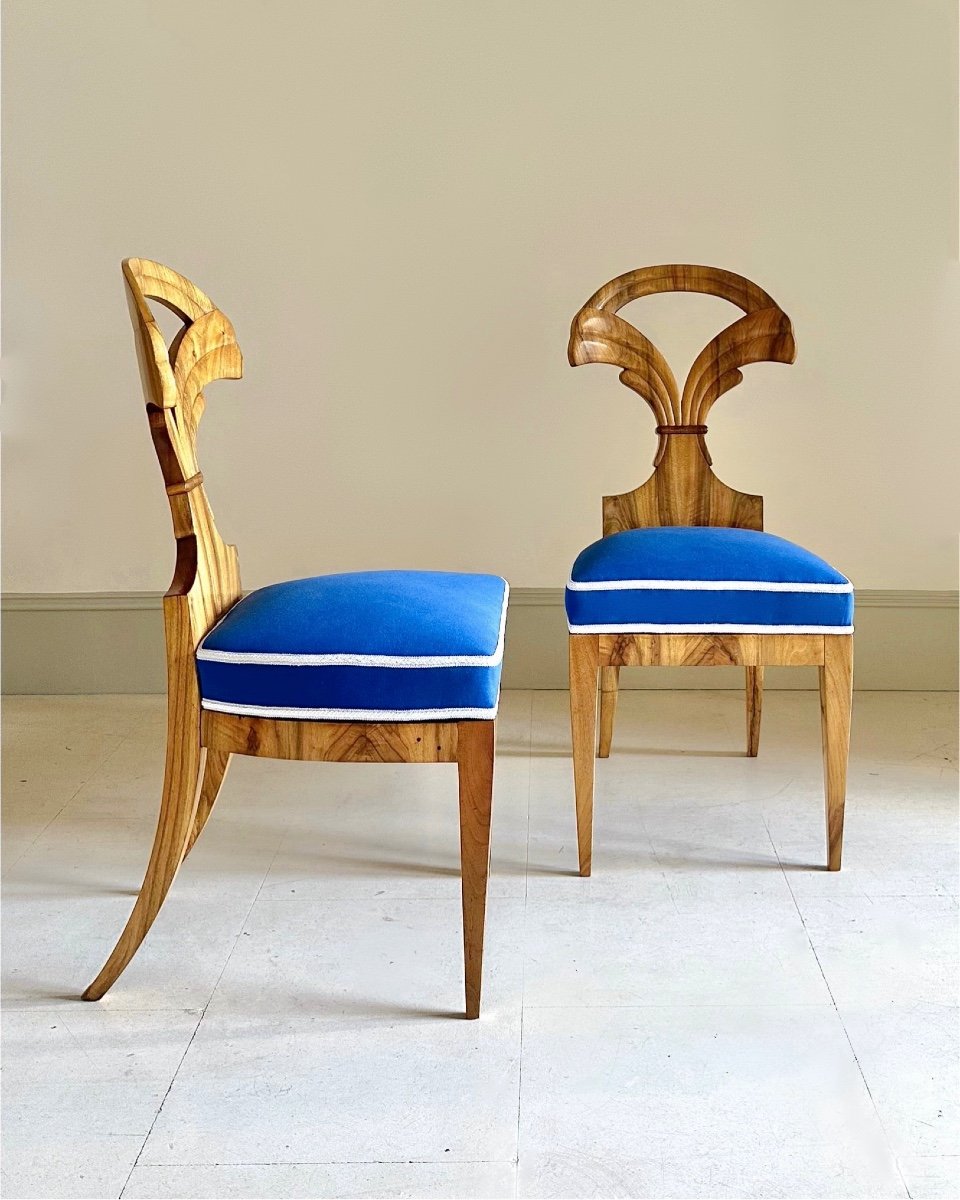  Pair Of Austrian Biedermeier Chairs