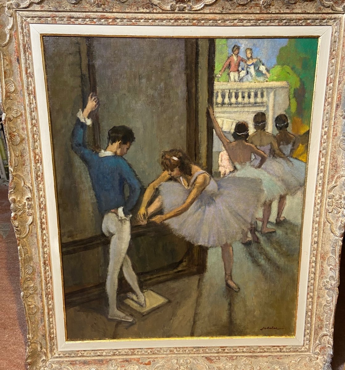 Jodelet Charles Emmanuel (1883 Augerans - 1973 Paris) Signee  "spectacle De Ballet"-photo-2