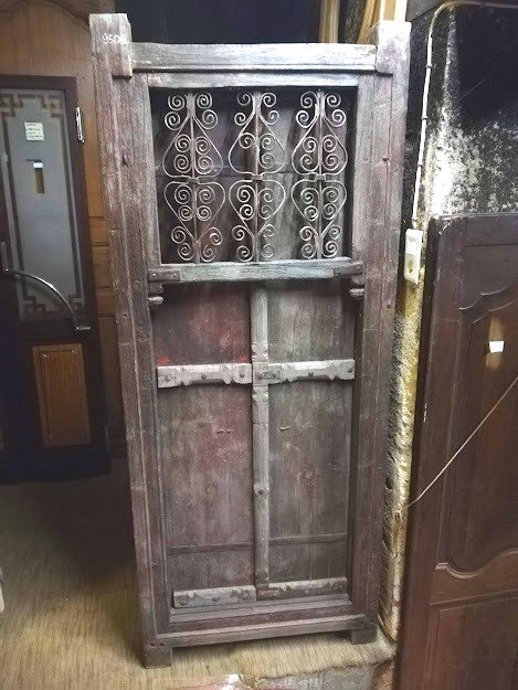 Indian Door With Ironwork