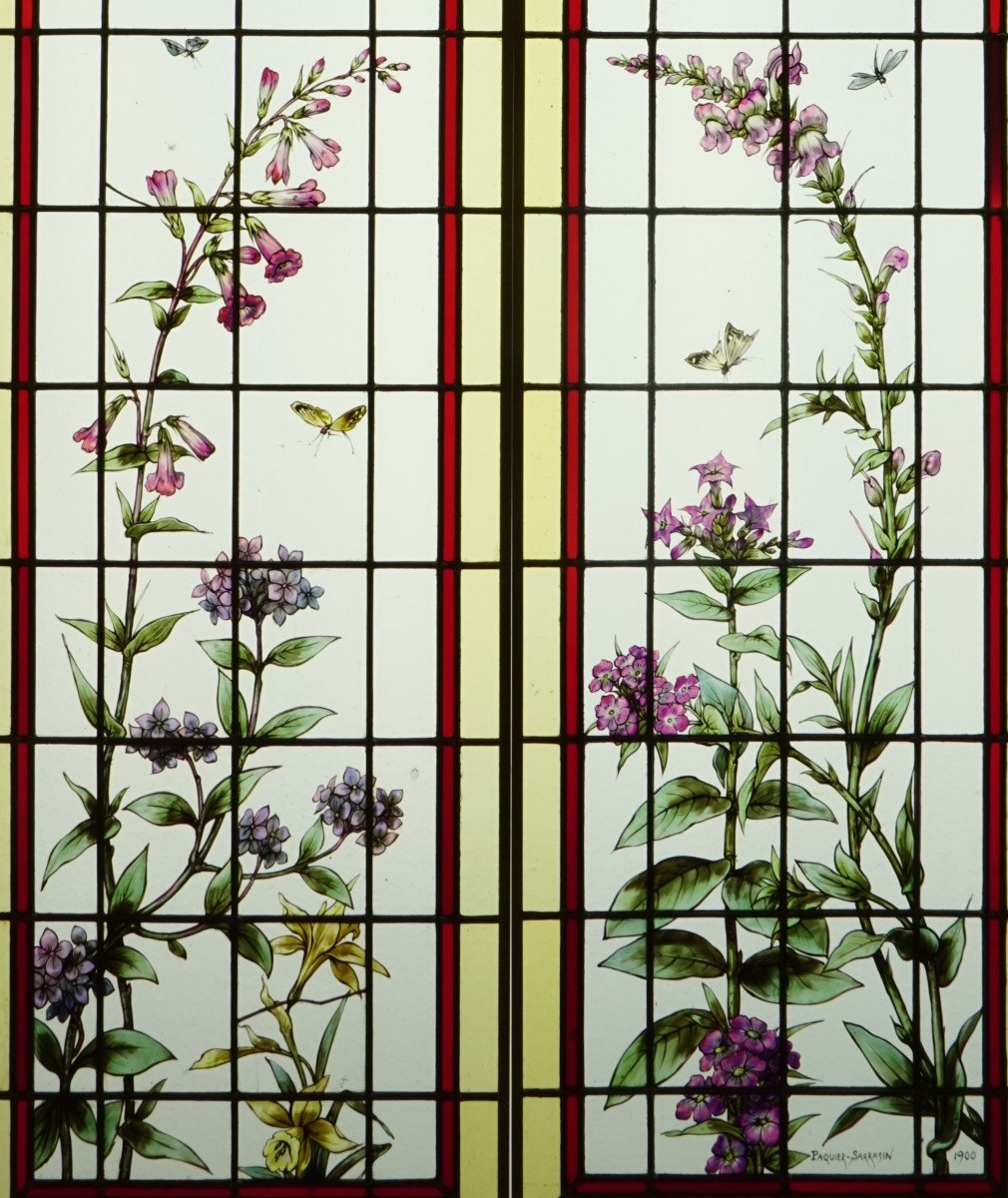 Stained Glass - Stained Glass - Varied Flowers-photo-2